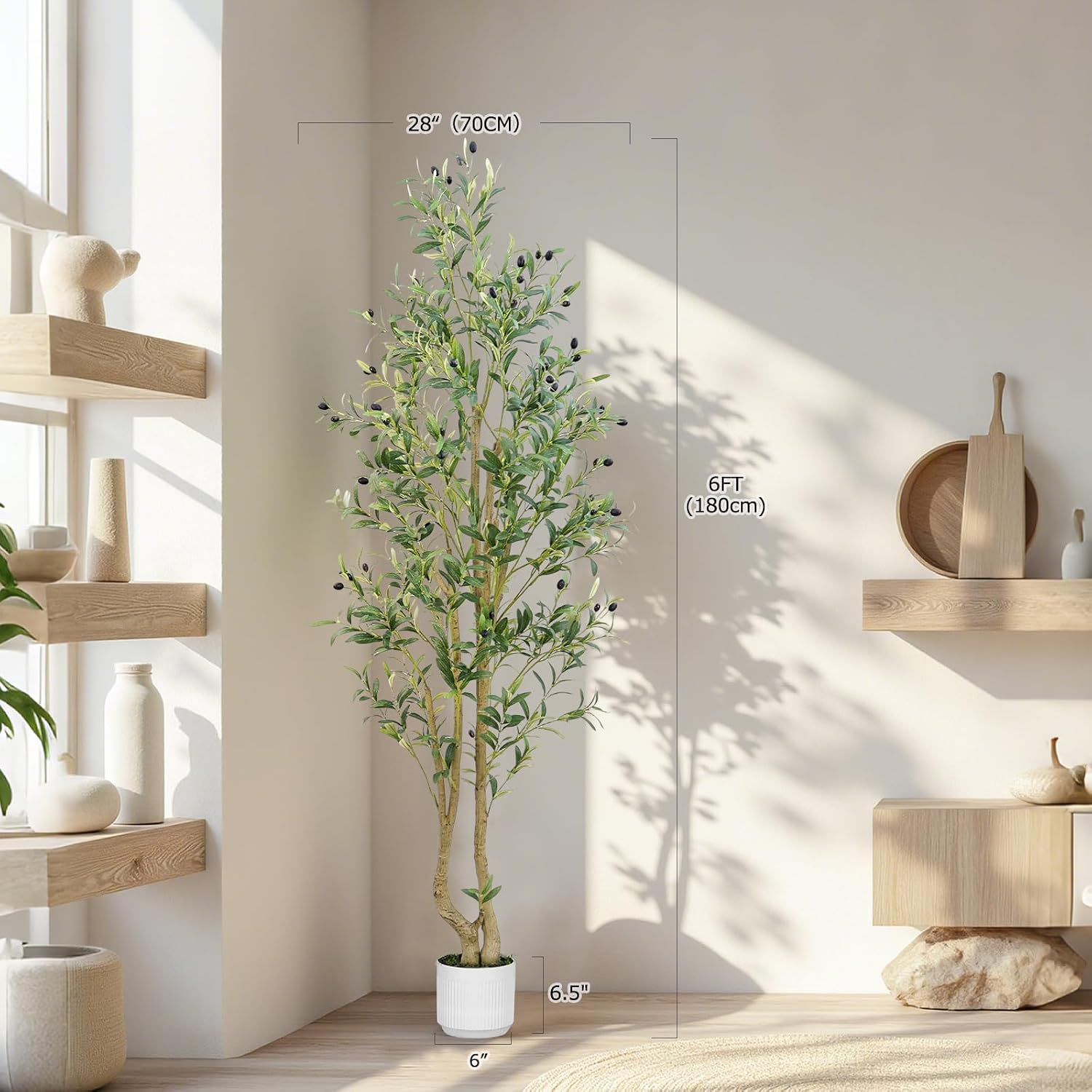 Indoor Artificial Olive Tree
